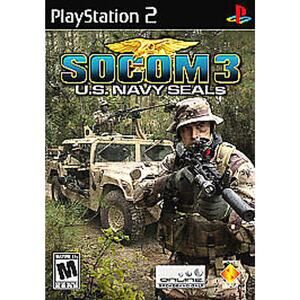 SOCOM 3: U.S. Navy SEALs (Sony PlayStation 2, 2005) - disc only